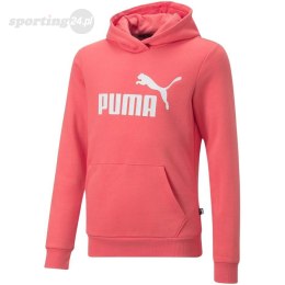 Bluza dla dzieci Puma ESS Logo Hoodie FL różowa 587031 58 Puma