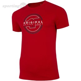 Koszulka męska 4F czerwona H4L21 TSM019 62S 4F