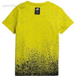 Koszulka dla chłopca 4F limonkowa HJZ21 JTSM005A 72S 4F
