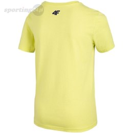 Koszulka dla chłopca 4F żółta HJL22 JTSM012 71S 4F