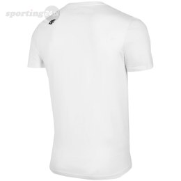 Koszulka męska 4F biała H4Z22 TSM352 10S 4F