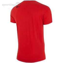 Koszulka męska 4F czerwona H4L22 TSM354 62S 4F