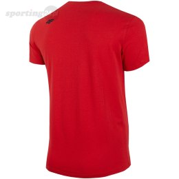 Koszulka męska 4F czerwona H4Z22 TSM352 62S 4F