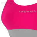 Kostium kąpielowy damski Crowell Katie kol.04 różowo-szary Crowell