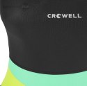 Kostium kąpielowy damski Crowell Lola kol.01 czarno-zielono-limonkowy Crowell
