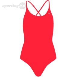 Kostium kąpielowy damski Puma Swim V-Neck czerwony 935086 02 Puma