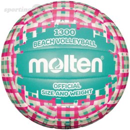 Piłka siatkowa Molten plażowa różowo-miętowa V5B1300-CG Molten