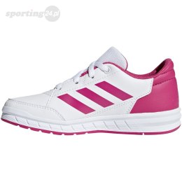 Buty dla dzieci adidas AltaSport K biało różowe D96870 Adidas