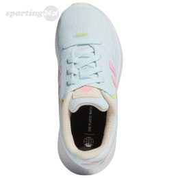 Buty dla dzieci adidas Runfalcon 2.0 błękitno-różowe HR1412 Adidas