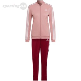 Dres damski adidas Essentials 3-Stripes Track Suit różowy HD4301 Adidas