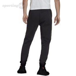 Spodnie męskie adidas Essentials Camo Print Fleece Pant czarne HL6929 Adidas