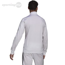 Bluza męska adidas Primegreen Essentials Warm-Up 3-Stripes biała H46102 Adidas