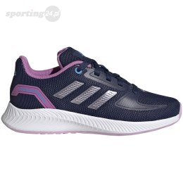 Buty dla dzieci adidas Runfalcon 2.0 K granatowo-fioletowe HR1413 Adidas