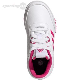 Buty dla dzieci adidas Tensaur Sport Training Lace biało-różowe GW6438 Adidas