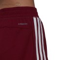 Spodenki adidas damskie Pacer 3-Stripes Knit Shorts czerwone HM3887 Adidas