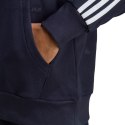Bluza męska adidas Essentials French Terry 3-Stripes Hoodie granatowa IC0436 Adidas