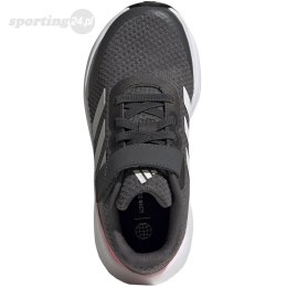 Buty dla dzieci adidas RunFalcon 3.0 EL K szaro-różowe HP5873 Adidas