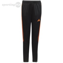 Spodnie dla dzieci adidas Tiro 23 Club Training czarno-pomarańczowe HZ0185 Adidas