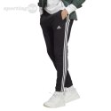 Spodnie męskie adidas Essentials French Terry Tapered Cuff 3-Stripes czarne IC0050 Adidas