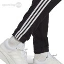 Spodnie męskie adidas Essentials French Terry Tapered Cuff 3-Stripes czarne IC0050 Adidas