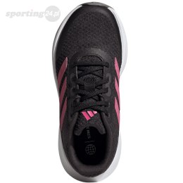 Buty dla dzieci adidas RunFalcon 3 Sport Running Lace czarno-różowe HP5838 Adidas