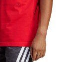 Koszulka męska adidas Essentials Single Jersey 3-Stripes Tee czerwona IC9339 Adidas