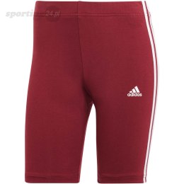 Spodenki damskie adidas Essentials 3-Stripes czerwone IM2846 Adidas