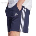 Spodenki męskie adidas Essentials Fleece 3-Stripes Shorts granatowe IJ6484 Adidas