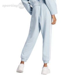 Spodnie damskie adidas Essentials 3-Stripes French Terry Loose-Fit niebieskie IL3447 Adidas