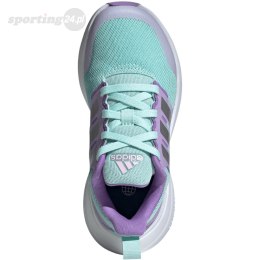 Buty dla dzieci adidas FortaRun 2.0 Cloudfoam Lace niebiesko-fioletowe ID2363 Adidas
