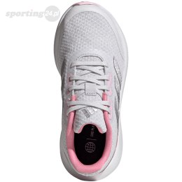 Buty dla dzieci adidas RunFalcon 3.0 K szaro-różowe IG7281 Adidas