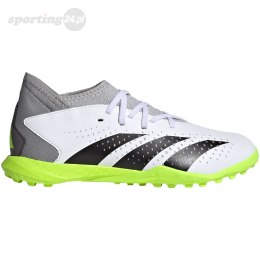 Buty piłkarskie dla dzieci adidas Predator Accuracy.3 TF biało-szare IE9450 Adidas
