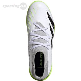 Buty piłkarskie dla dzieci adidas Predator Accuracy.3 TF biało-szare IE9450 Adidas