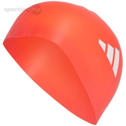 Czepek pływacki adidas 3-Stripes pomarańczowy IM1052 Adidas