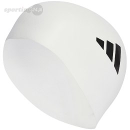 Czepek pływacki adidas 3-Stripes biały IU1902 Adidas