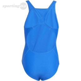 Kostium kąpielowy dla dziewczynki adidas Solid Small Logo niebieski IQ3973 Adidas