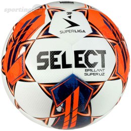 Piłka nożna Select Brillant SuperLiga biało-pomarańczowo-niebieska 18390 Select