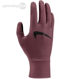 Rękawiczki damskie do biegania Nike Dri-Fit brązowe N1002219206 Nike