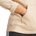Bluza damska adidas Essentials Big Logo Regular Fleece Hoodie beżowa IR9330 Adidas