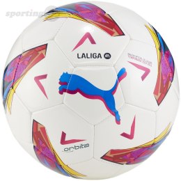 Piłka nożna Puma Orbita LaLiga 1 MS biało-czerwono-niebieska 84109 01 Puma