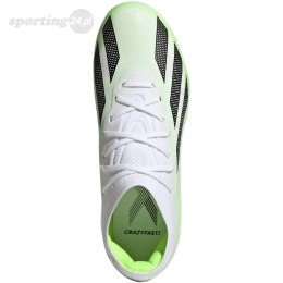 Buty piłkarskie dla dzieci adidas X Crazyfast.1 FG biało-zielone IE4208 Adidas