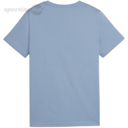Koszulka dla dzieci Puma ESS+ 2 Col Logo Tee B niebieska 586985 20 Puma