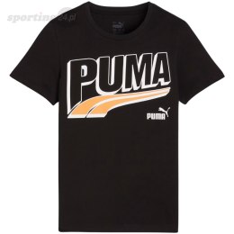 Koszulka dla dzieci Puma ESS+ MID 90s Graphic Tee czarna 680294 01 Puma